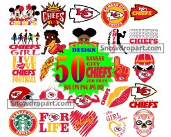 50 Kansas City Chiefs Svg Bundle, Chiefs Logo Svg, NFL Svg