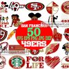 50 San Francisco 49ers Svg Bundle, 49ers Logo Svg, NFL Svg