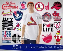 50 St Louis Cardinals Svg Bundle, Cardinals Baseball Svg, MLB Svg