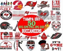 50 Tampa Bay Buccaneers Svg Bundle, Buccaneers Logo Svg