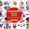 50 Minnesota Vikings Svg Bundle, Vikings Logo Svg, NFL Svg