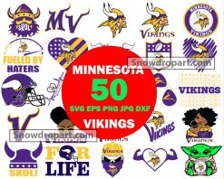 50 Minnesota Vikings Svg Bundle, Vikings Logo Svg, NFL Svg