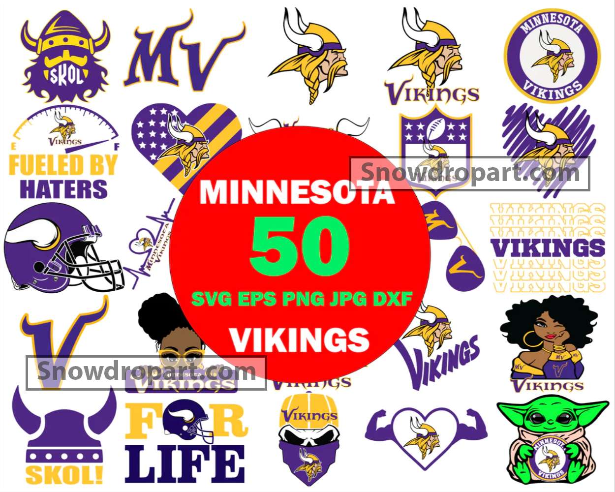 Minnesota Vikings Circle Logo svg, nfl svg, eps, dxf, png, digital fil –  SVG Sporty