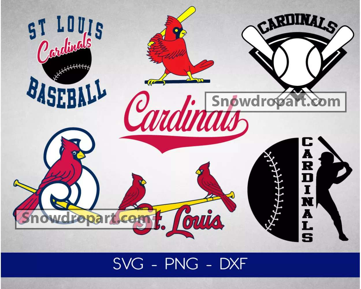 50 St Louis Cardinals Svg Bundle, St Louis Cardinals Svg - Snowdrop Art -  High quality and Free SVG files for all creative queens!