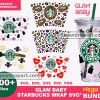 300 Glam Baby Starbucks Wrap Svg Bundle, Starbucks Svg