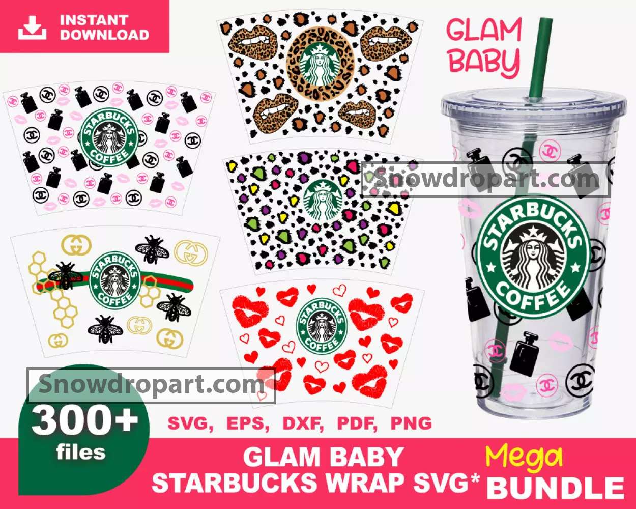 300+ Starbucks Wrap Bundle Svg - free svg files for cricut