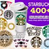 400 Starbucks Wrap Svg Bundle, Starbucks Svg, Starbucks Logo