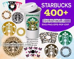 400 Starbucks Wrap Svg Bundle, Starbucks Svg, Starbucks Logo