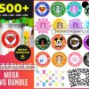 1500 Starbucks Logo Svg Bundle, Starbucks Svg, Starbucks Wrap