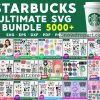 5000 Starbucks Wrap Svg Bundle, Starbucks Svg, Coffee Cup Svg