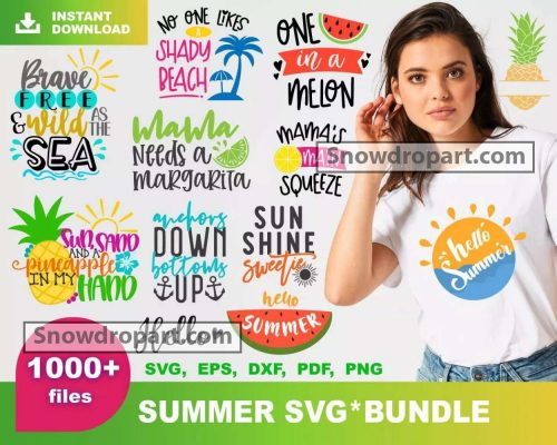 1000 Summer Svg Bundle, Summer Svg, Summer Clipart