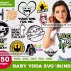 500 Baby Yoda Svg Bundle, Star Wars Svg, Darth Vader Svg