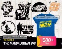500 The Mandalorian Svg Bundle, Star Wars Svg, Yoda Svg