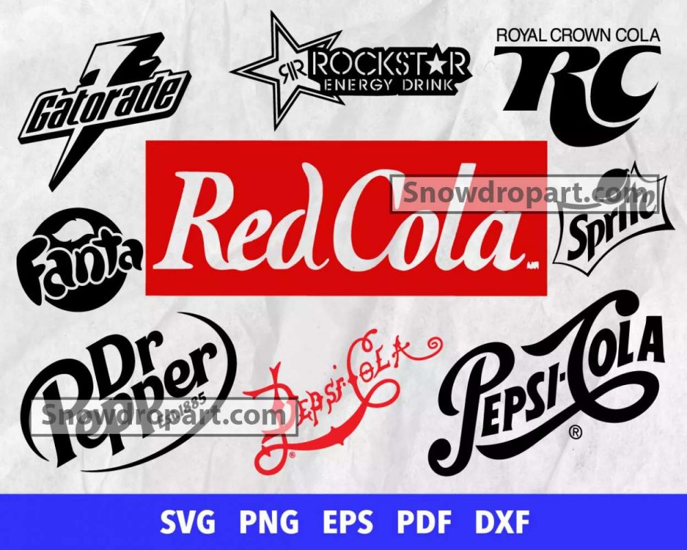 250 Soda Drinks Logo Svg Bundle Soda Drink Svg Soft Drink Svg