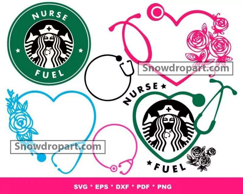 200 Starbucks Nurse Svg Bundle, Starbucks Svg, Starbucks Logo