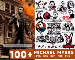 100 Michael Myers Svg Bundle, Horror Movies Svg, Halloween Svg