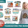 70 Thanksgiving Sublimation Png Bundle, Fall Png, Turkey Png