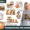 56 Thanksgiving Png Bundle, Fall Gnome Png, Pumpkin Png