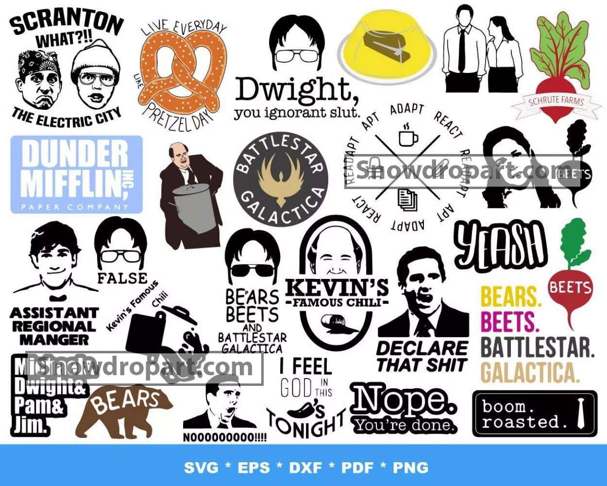 The Office Dunder Mifflin Comfortable Svg Png Design Craft Cut File Instant  Download – artprintfile