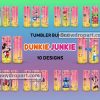 10 Dunkie Junkie 20oz Skinny Straight And Tapered Png Bundle