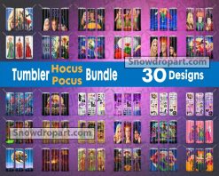Hocus Pocus 20oz Skinny Straight And Tapered Png Bundle