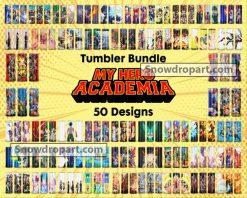 50 My Hero Academia Straight And Tapered Tumbler Png Bundle