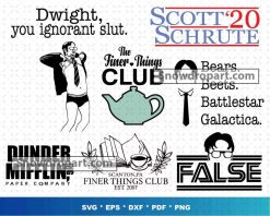 The Office Dunder Mifflin Comfortable Svg Png Design Craft Cut