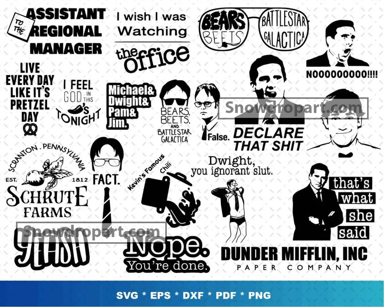 The Office Dunder Mifflin Comfortable Svg Png Design Craft Cut