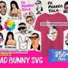 250 Bad Bunny Svg Bundle, Bad Bunny Svg, Latin Svg, Benito Svg