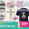100 Christian Svg Bundle, Faith Svg, Christian Cross Svg