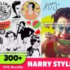 300 Harry Styles Svg Bundle, 1D Svg, One Direction Svg