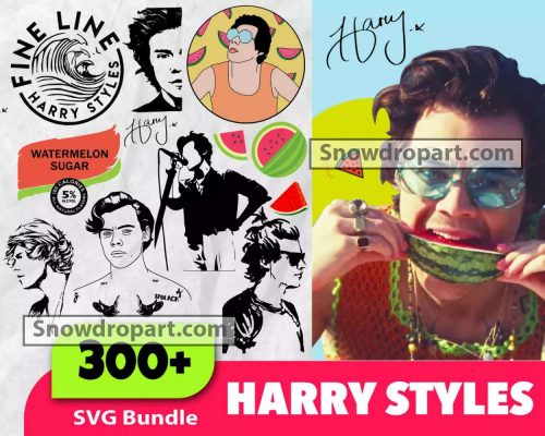 300 Harry Styles Svg Bundle, 1D Svg, One Direction Svg