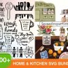 100 Home And Kitchen Svg Bundle, Bathroom Svg, Kitchen Svg