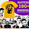 150 Rappers Svg Bundle, Music Svg, Rapper Svg, Hip Hop Svg