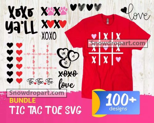 100 Tic Tac Toe Svg Bundle, Tic Tac Toe Grid Svg, Board Game