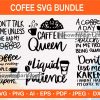 100 Coffee Quotes Svg Bundle, Funny Coffee Svg, Espresso Svg