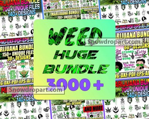 3000 Weed Svg Bundle, Weed Svg, Smoking Svg, Marijuana Svg