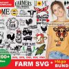 1200 Farm Svg Bundle, Farm Svg, Cow Svg, Pig Svg, Chicken Svg
