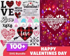 100 Valentines Day Svg Bundle, Love Svg, Heart Svg, Xoxo Svg
