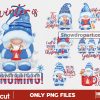 7 Winter Gnome Png Bundle, Winter Png, Winter Clipart