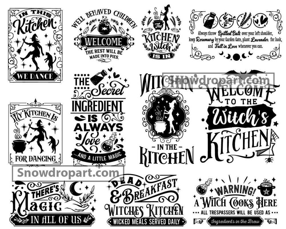 40 Witchs Kitchen Svg Bundle Halloween Svg Witchcraft Svg Cooking   WITCHS KITCHEN 40 HA03102SVG A 1000x800 