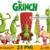 23 Grinch Png Bundle, Christmas Png, Cindy Lou Who Png