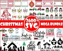 2600 Christmas Svg Bundle, Reindeer Svg, Santa Claus Svg