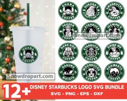 12 Disney Starbucks Logo Svg Bundle, Starbucks Svg