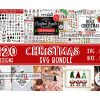 420 Christmas Svg Bundle, Christmas Monogram