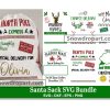 6 Santa Sack Bundle Svg, Special Delivery Svg, Christmas Frame