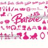 50 Barbie Svg Bundle, Barbie Logo Svg, Princess Svg