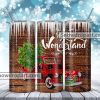 Winter Wonderland Christmas Tumbler Png, Tumbler Sublimation
