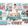 9 Winter Sublimation Png Bundle, Let It Snow Png, Winter Clipart