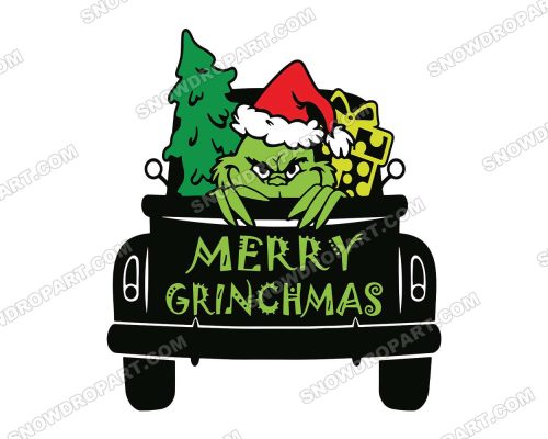 Merry Grinchmas Svg, Christmas Svg, Grinch Svg